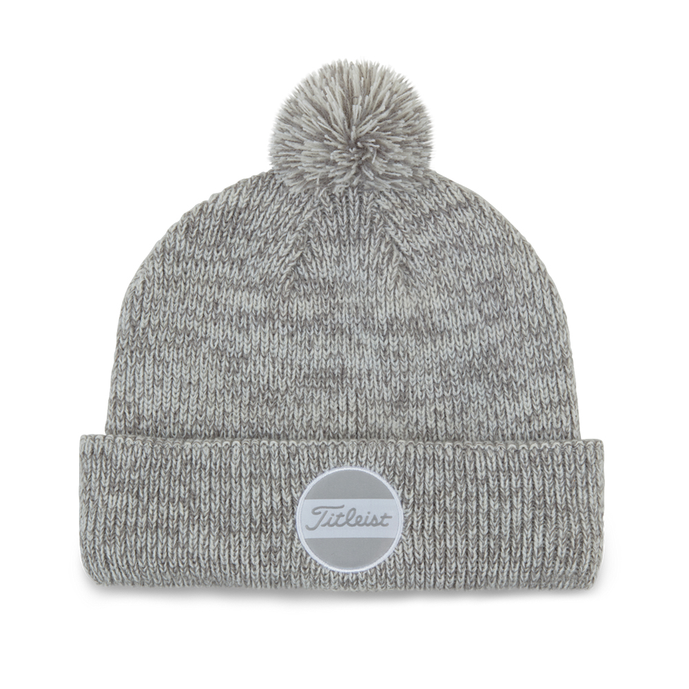 Titleist Boardwalk Pom Pom Heather Winter Beanie - Heather Black
